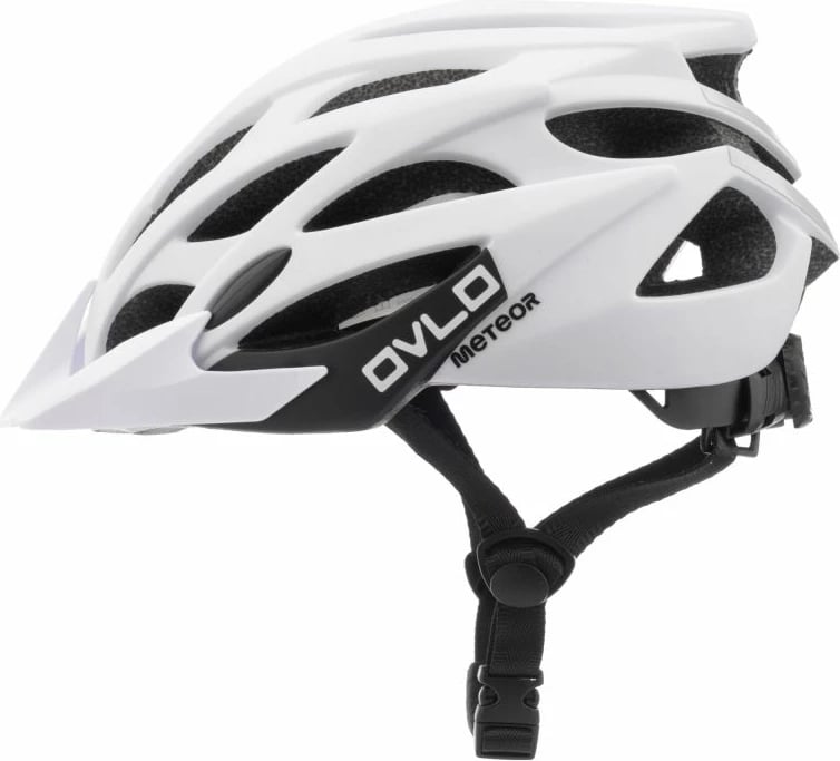Helmetë biçiklete Meteor, uniseks, të bardhë