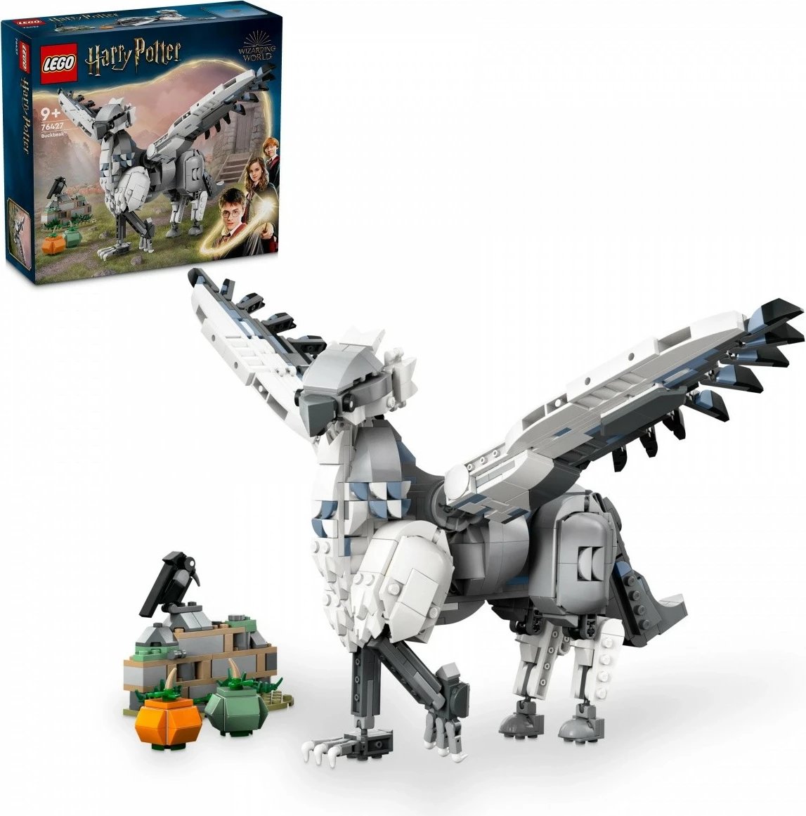Set LEGO Harry Potter Hardodziob 76427, 723 pjesë, plastikë, për fëmijë dhe adhurues, gri