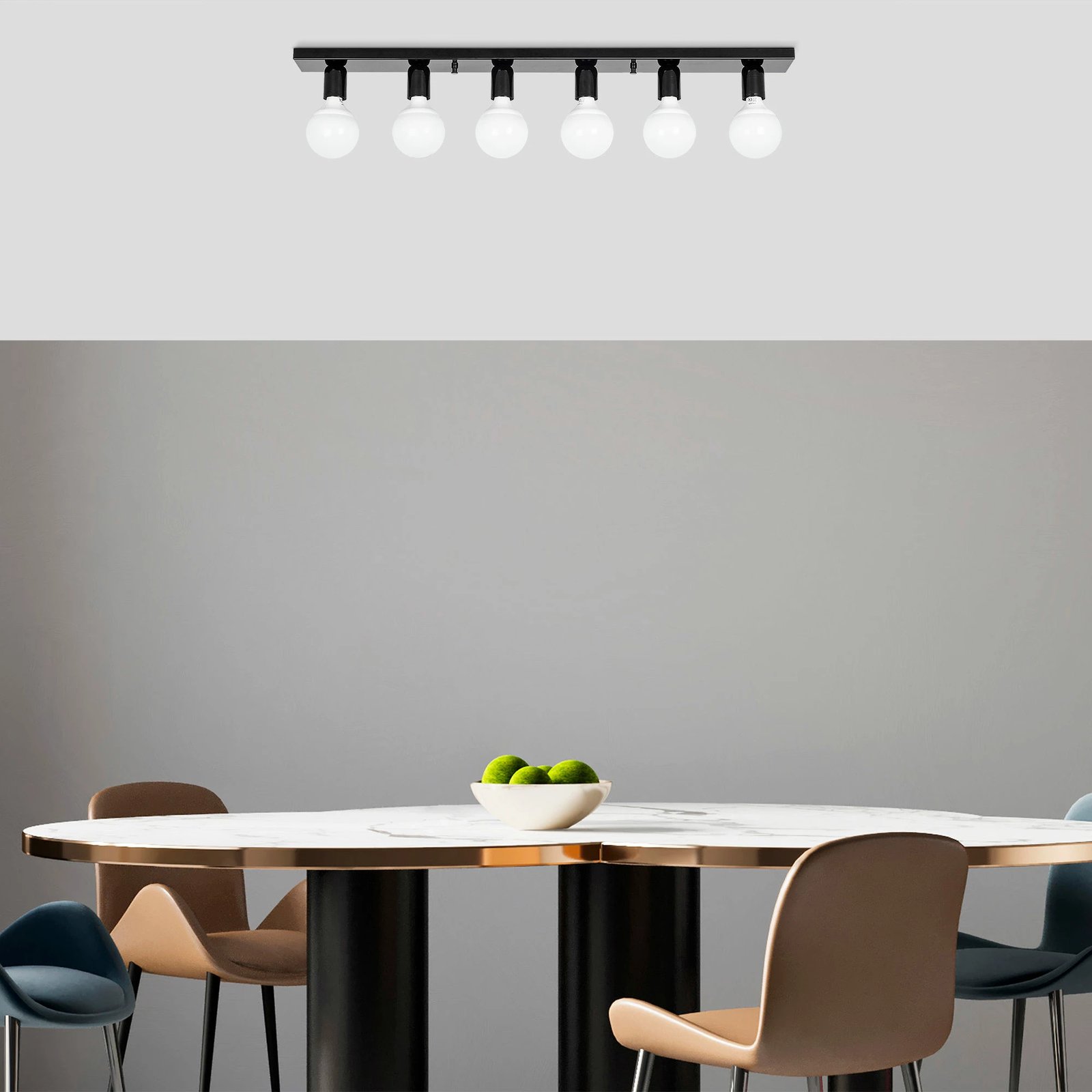 Llambë varëse Opviq, Mirro - 12225, e zezë-bardhë