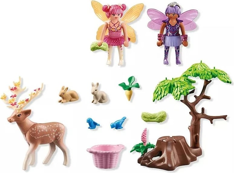 Set figurina Playmobil Princess Magic 71800 me zanat e pyllit dhe kafshë