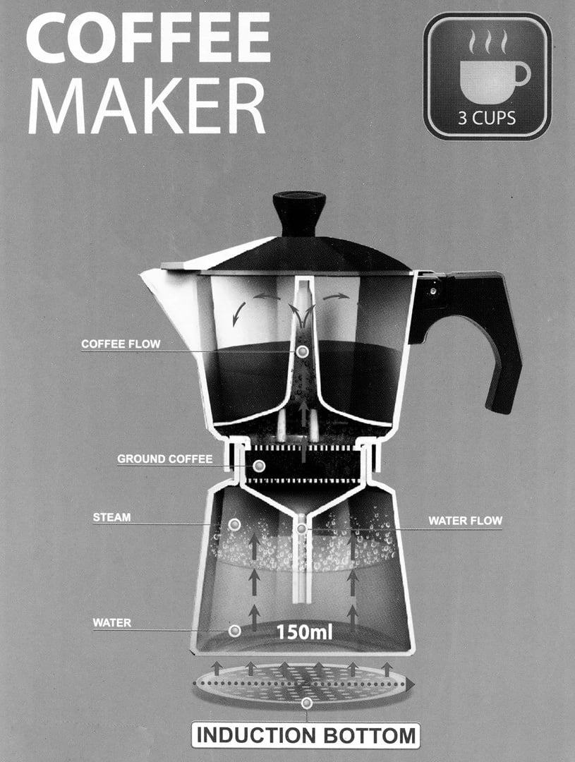Makina për kafe për 6 filxhanë MR-1667-6 MAESTRO