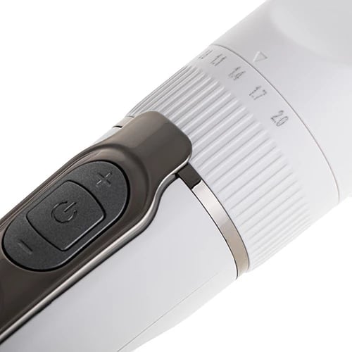 Makinë rroje flokësh, Camry CR 2841, LCD, IPX6, bateri 2000 mAh deri 210 min, 5 shpejtësi, 6 krehra, e bardhë