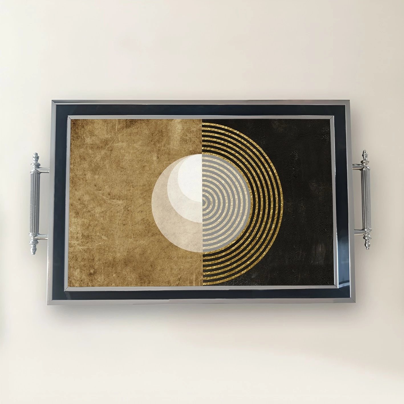 Tabaka dekorative prej qelqi, dizajn modern, TPG9923