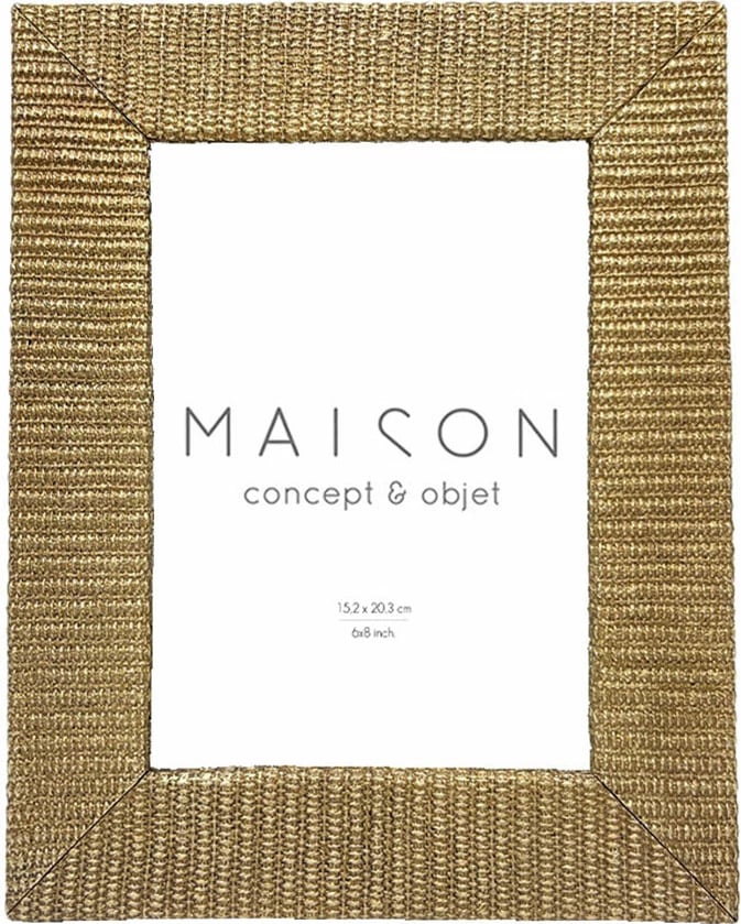 Kornizë foto Cilian, polirezine, ngjyrë ari, 23x2x27cm