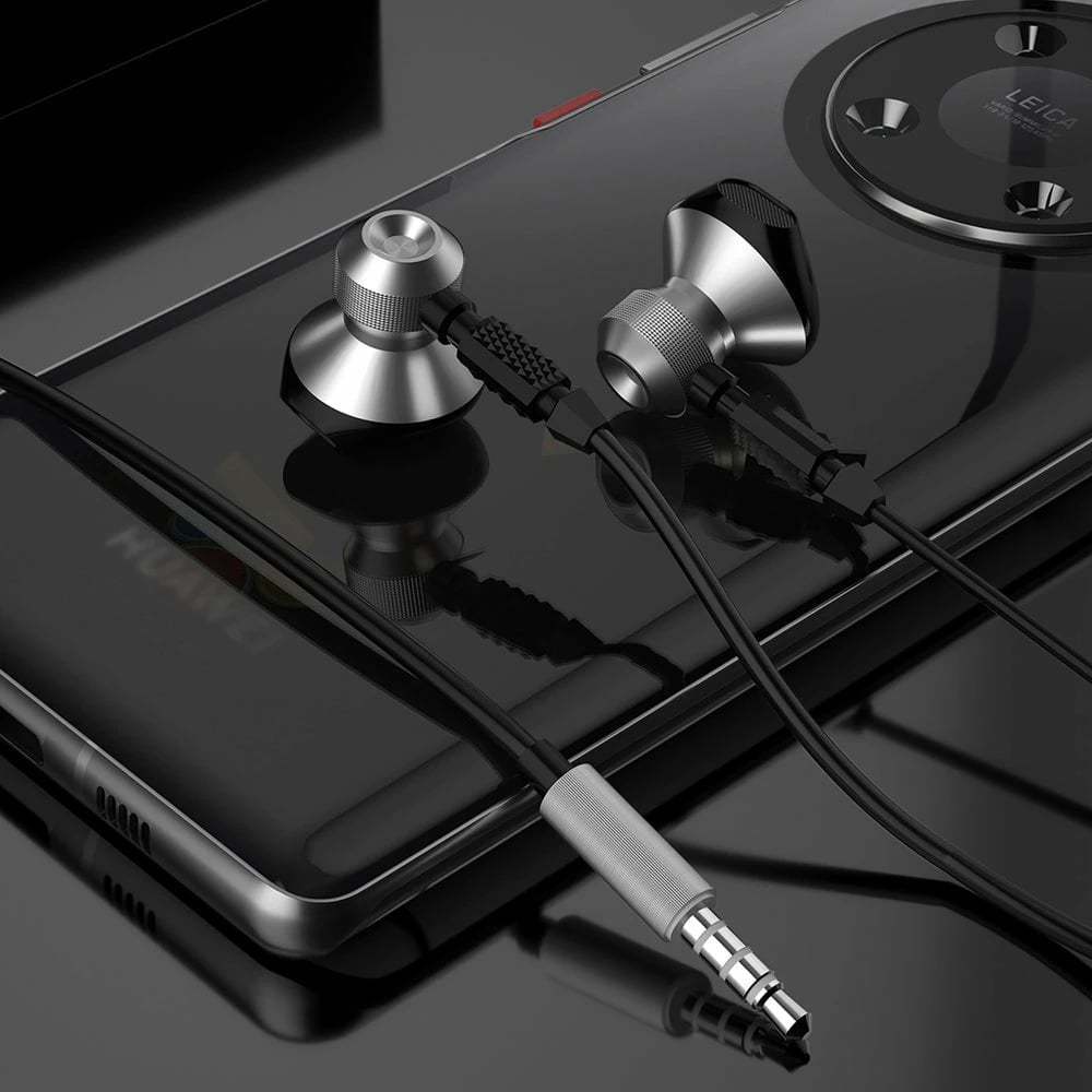 Kufje me tela Dudao X2C, in-ear, mini jack 3.5mm, Metal, Gri