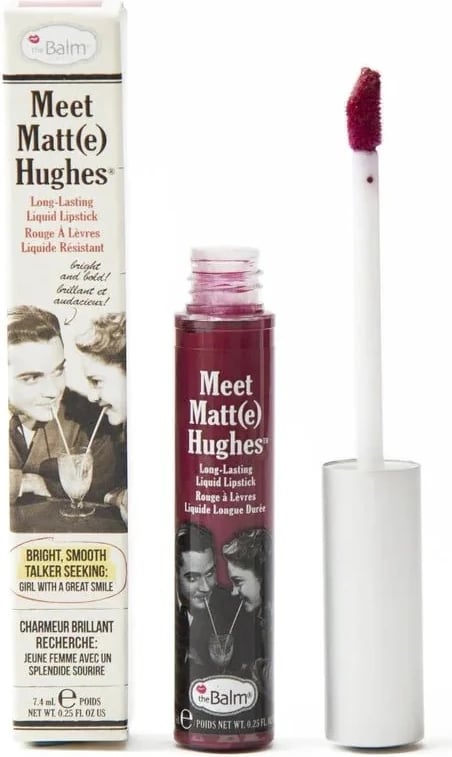 Buzëkuq liquid The Balm Meet Matt(e) Hughes Romantic për femra 7.4ml