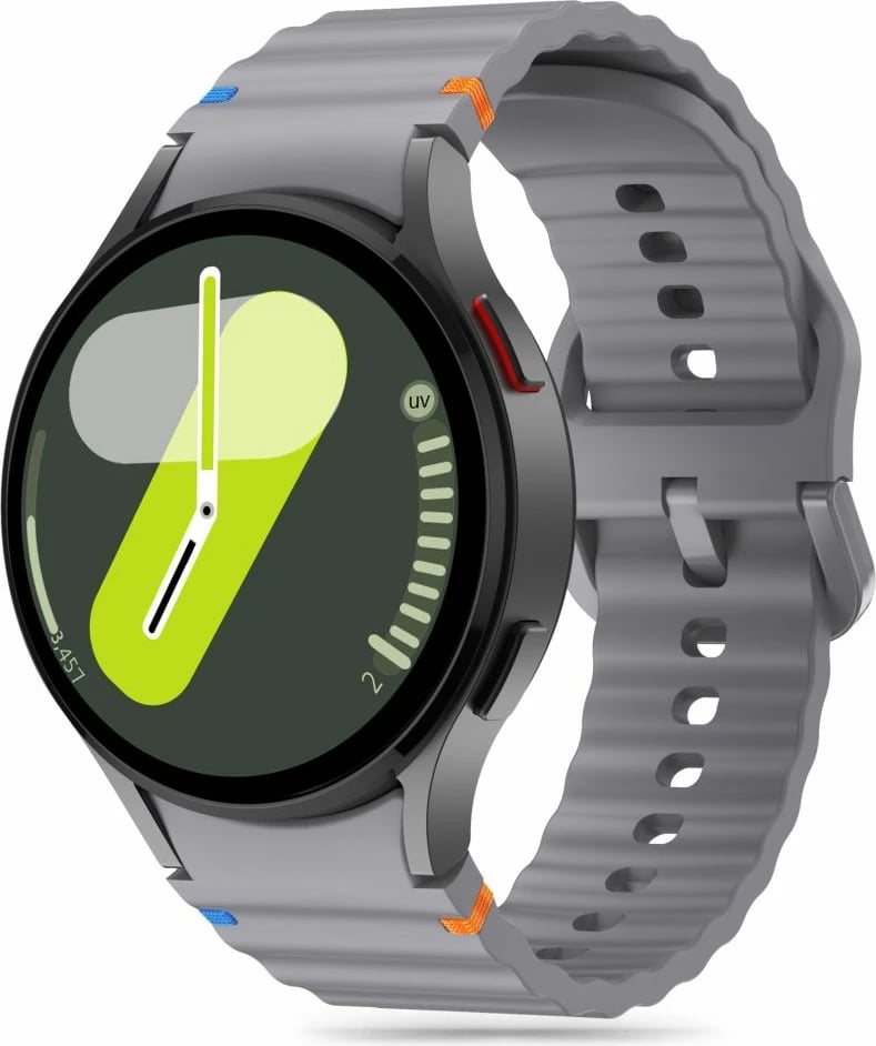 Rrip silikoni për smartwatch Tech-Protect për Samsung Galaxy Watch 4/5/5 Pro/6/7/FE, Gri