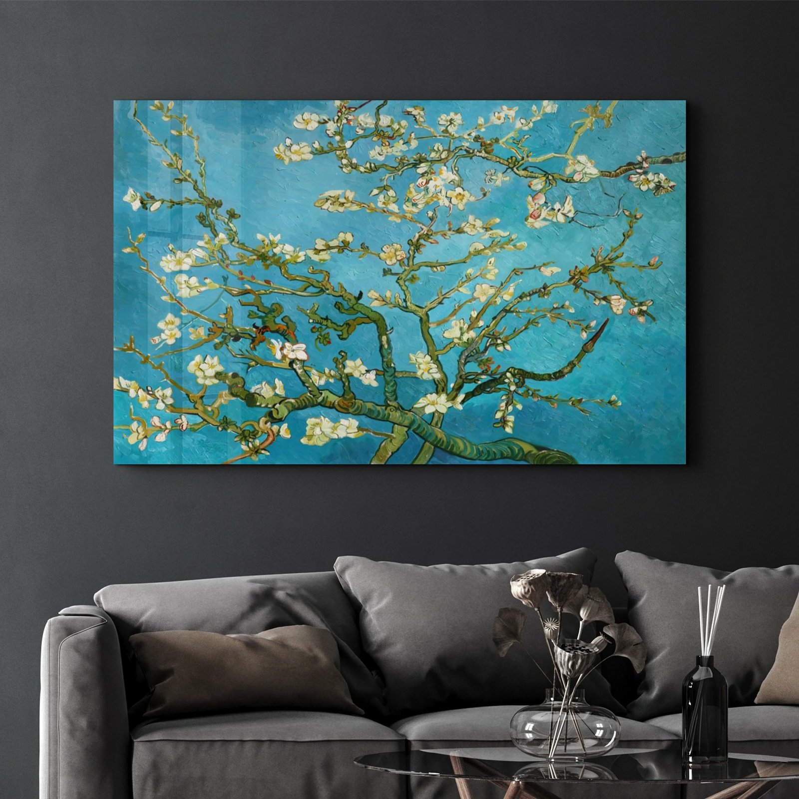 Pikturë dekorative prej xhami të temperuar, Wallity, CAM-1030, 46x72cm