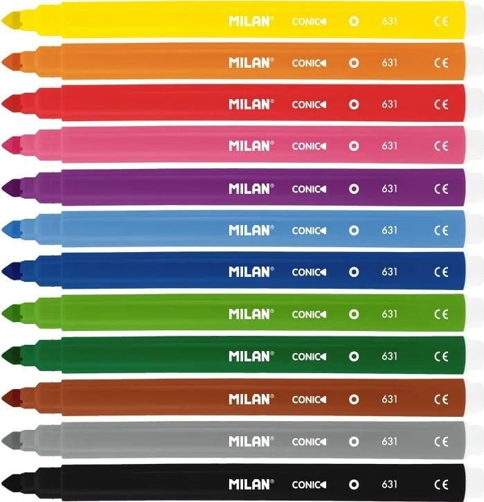 MILAN FLLAMASTER 12cp 0612312