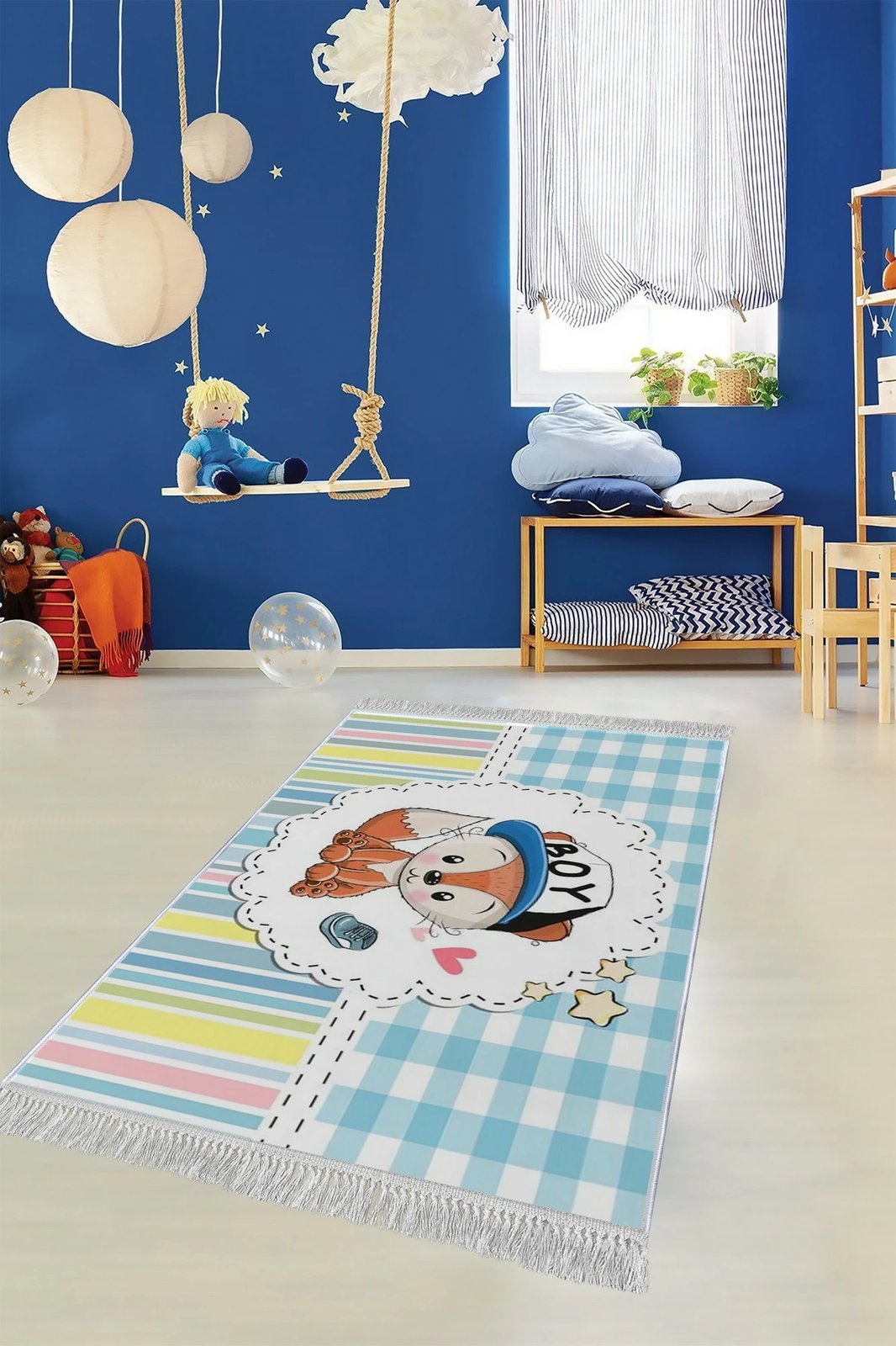 Qilim korridori për fëmijë, shumëngjyrësh, Conceptum Hypnose, ELS504, 80x150cm