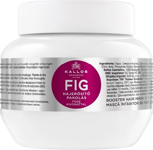 Maskë për flokë Kallos Fig Booster për femra 275ml