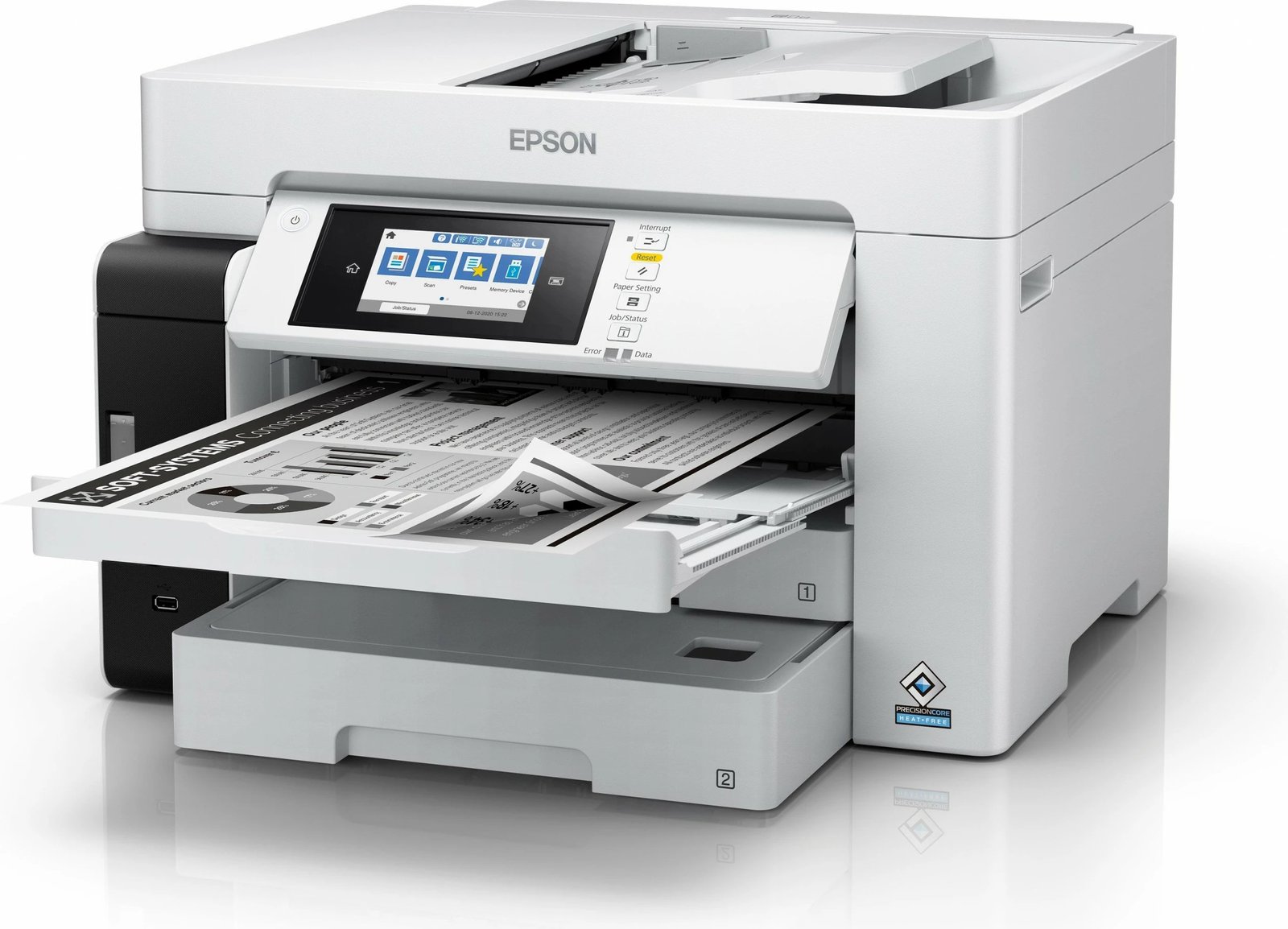 Printer multifunksional Epson EcoTank Pro ET-M16685, mono inkjet, A3, 550 fletë, Wi-Fi