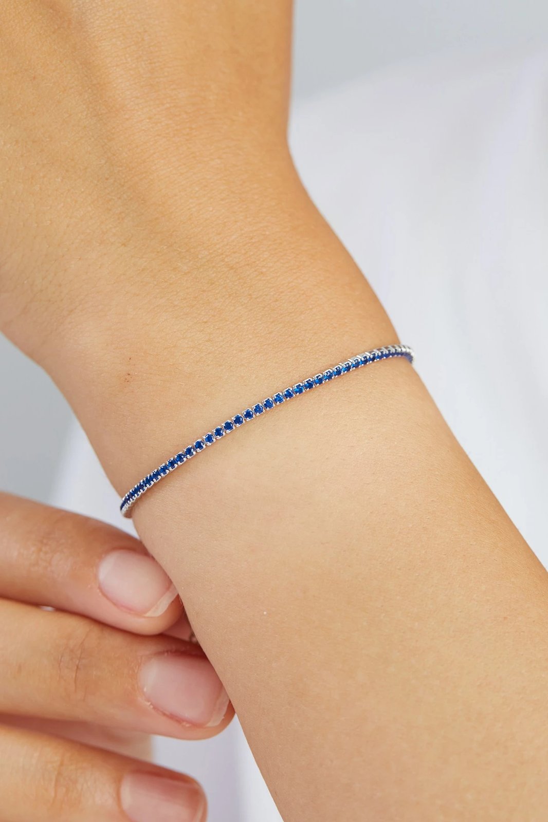 Byzylyk argjendi, ngjyrë kaltër e errët, Elika Silver, ELKMD50556