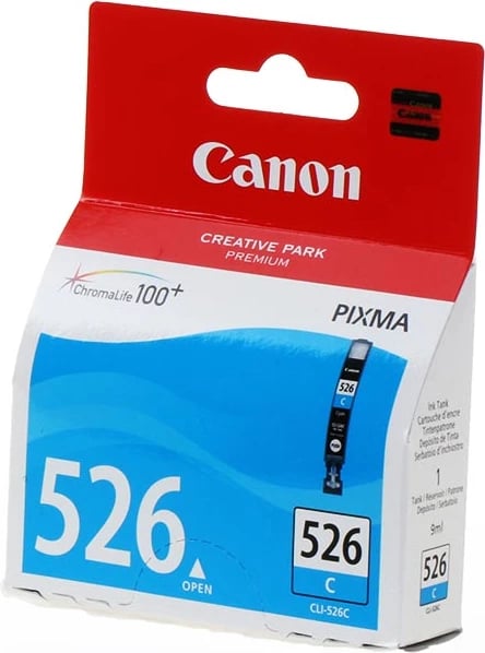 Kartush boje Canon CLI-526C 4541B001 9 ml rendiment 462 faqe cian
