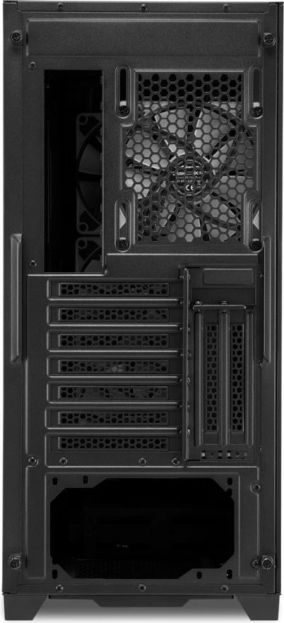 Kasë Sharkoon TG7M RGB midi, e zezë