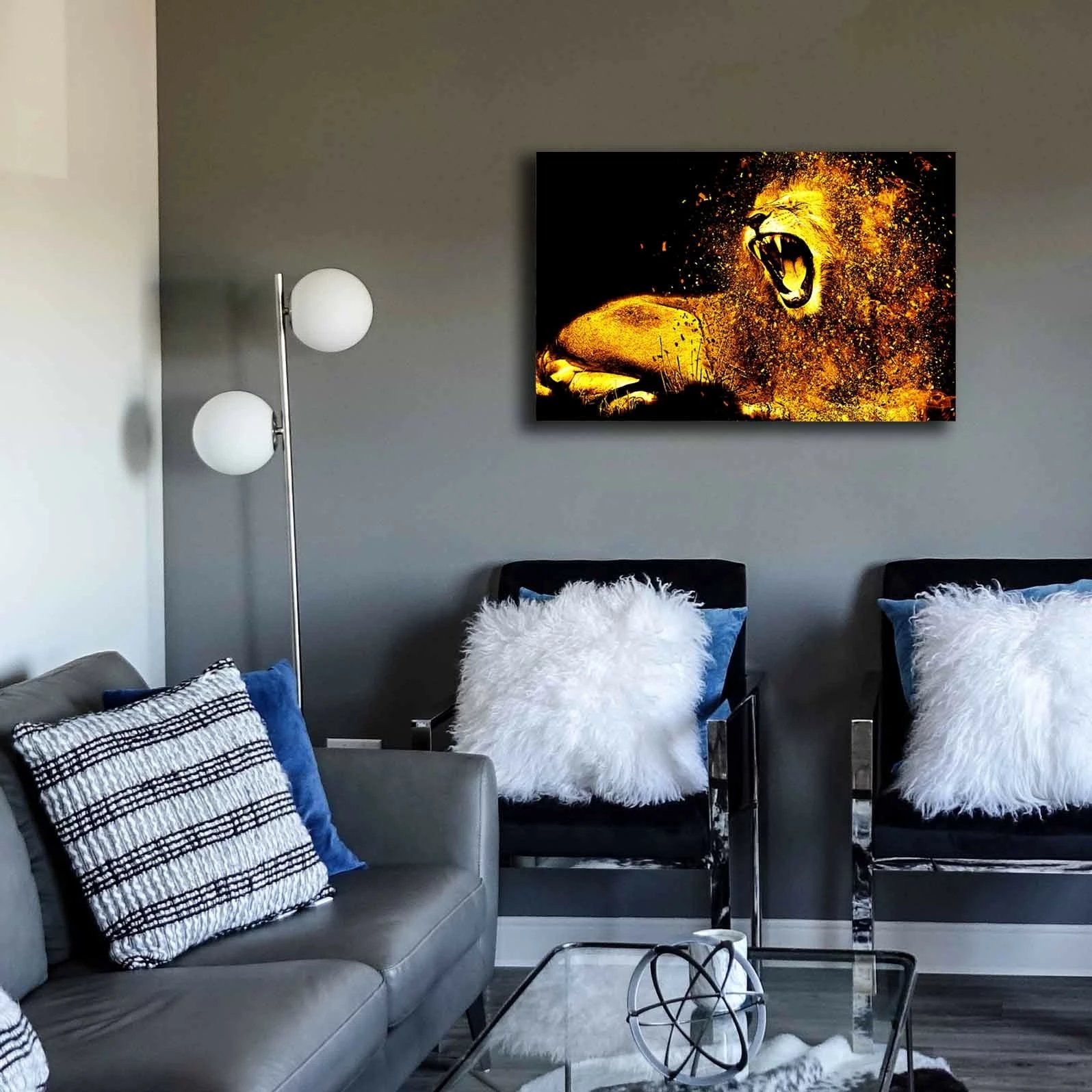 Pikturë dekorative në kanavacë, shumëngjyrëshe, 45x70cm, 45702021C-019