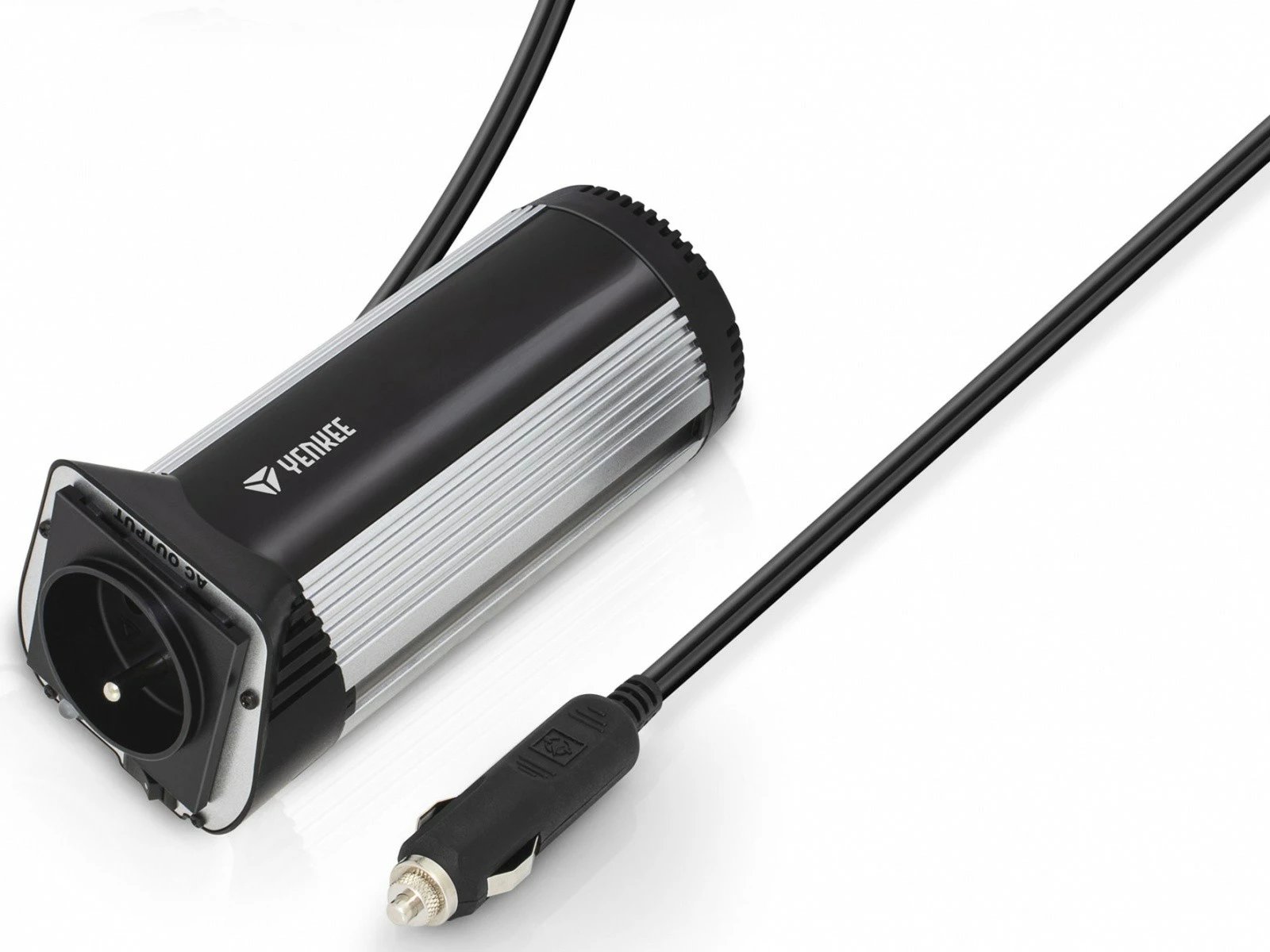Inverter makinës YENKEE YAU 140, 280W, 12V/240V, Argjend Inverter makinës YENKEE YAU 140, 280W, 12V/240V, Argjend