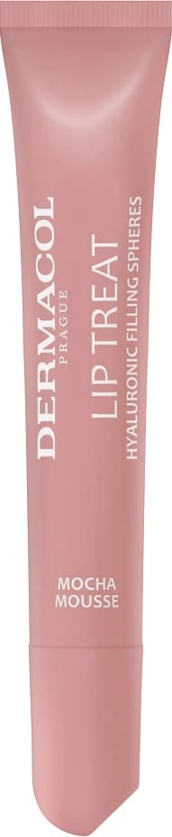Gloss për buzë Dermacol Lip Treat 8 Mocha Mousse për femra 10ml