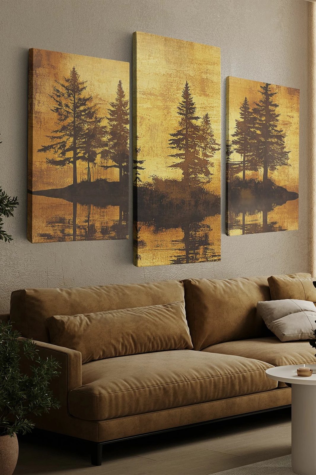 Pikturë dekorative në kanavacë (3 pjesë), Wallity, Ersycnvs3Asm4