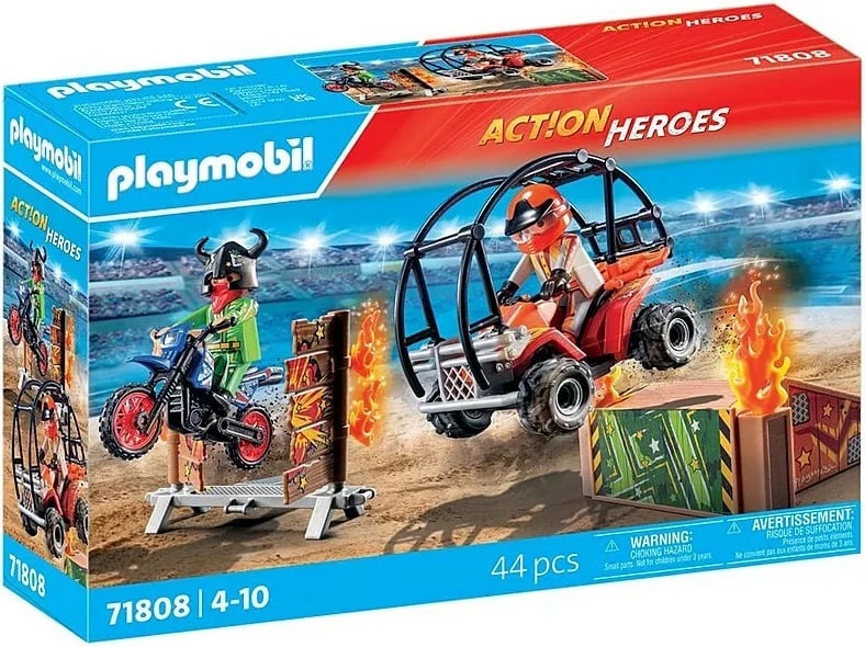 Set lodrash aksion Playmobil Action Heroes 71808, 44 pjesë