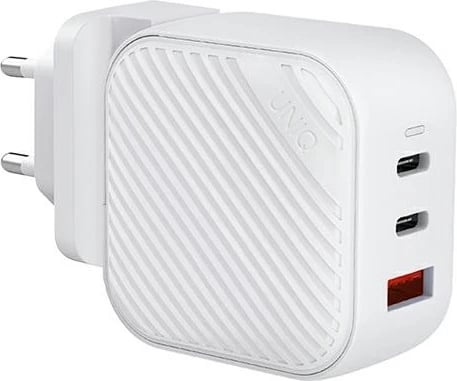 Karikues muri UNIQ Verge Pro 66W, 3 porta USB-C/USB-A, i bardhë
