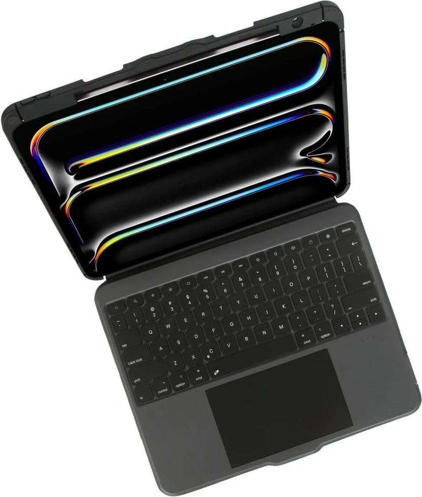 Mbështjellës me tastierë Bluetooth Targus VersaVu për iPad Pro 13-inch (M4), spanjisht, i zi