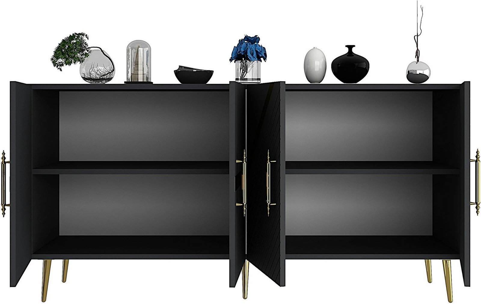 Konsol Skye Decor, Fuga KB150, antracit, ari