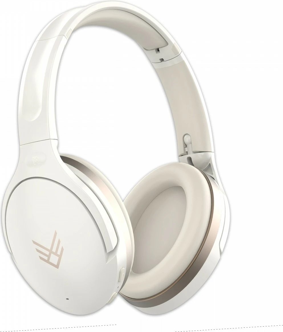Kufje Audeeo Serene Hush Pro, over-ear, wireless, ANC, 35h, Krem