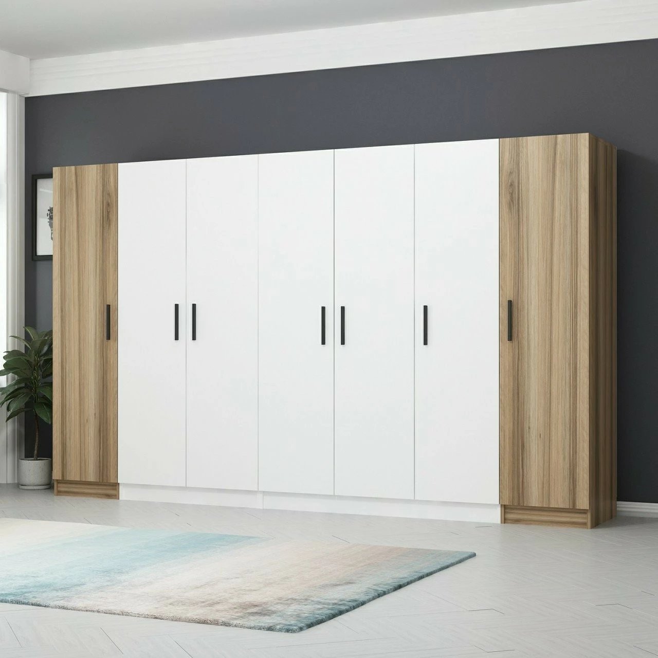 Dollap Skye Decor, ngjyrë arre, 3078