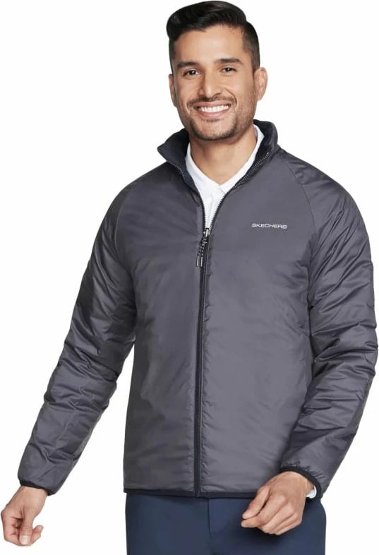 Jakne Skechers për meshkuj, e zezë