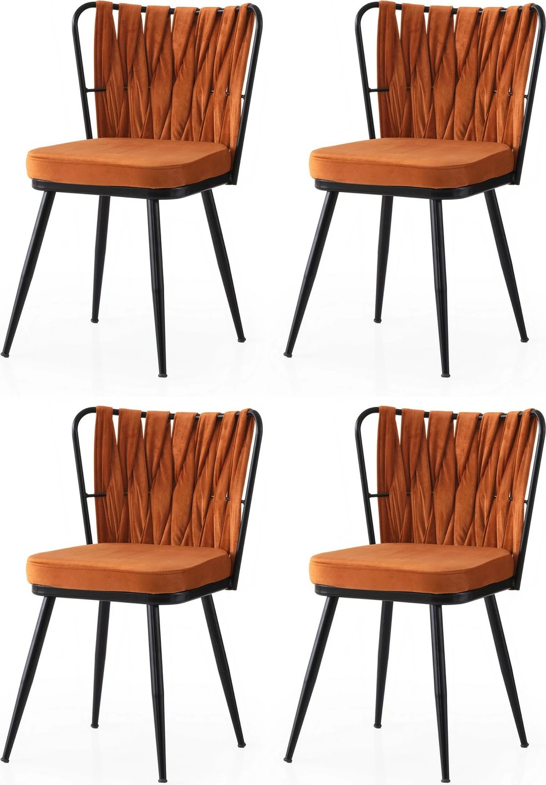 Set karrigesh (4 copë), Hanah Home, Kuşaklı - 224 V4