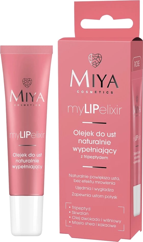 Vaj për buzë Miya Cosmetics myLIPelixir për femra Rose 10g
