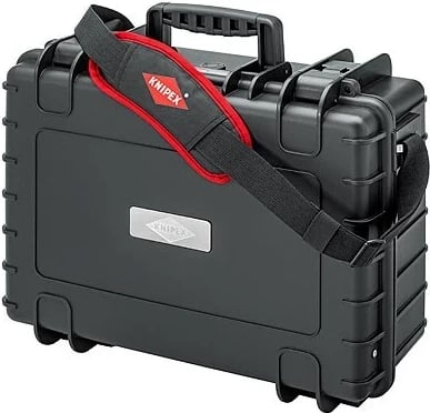 Kasë veglash Knipex 00 21 35, alumini/polistiren, e zezë
