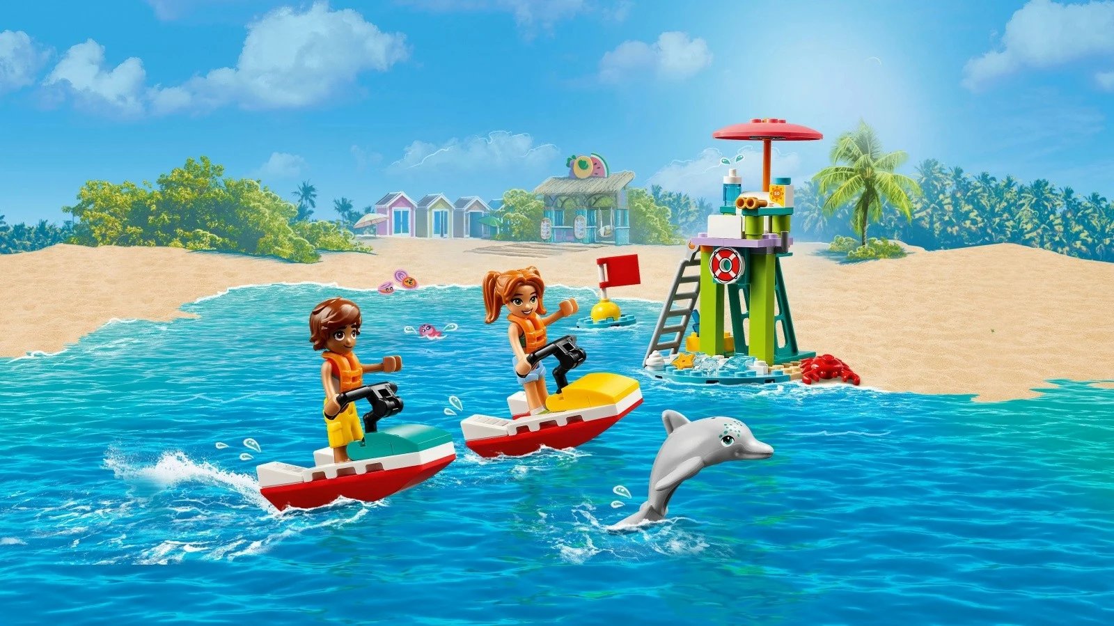 Set LEGO Friends 42623 Beach Water Scooter, 84 pjesë, për fëmijë Set LEGO Friends 42623 Beach Water Scooter, 84 pjesë, për fëmijë