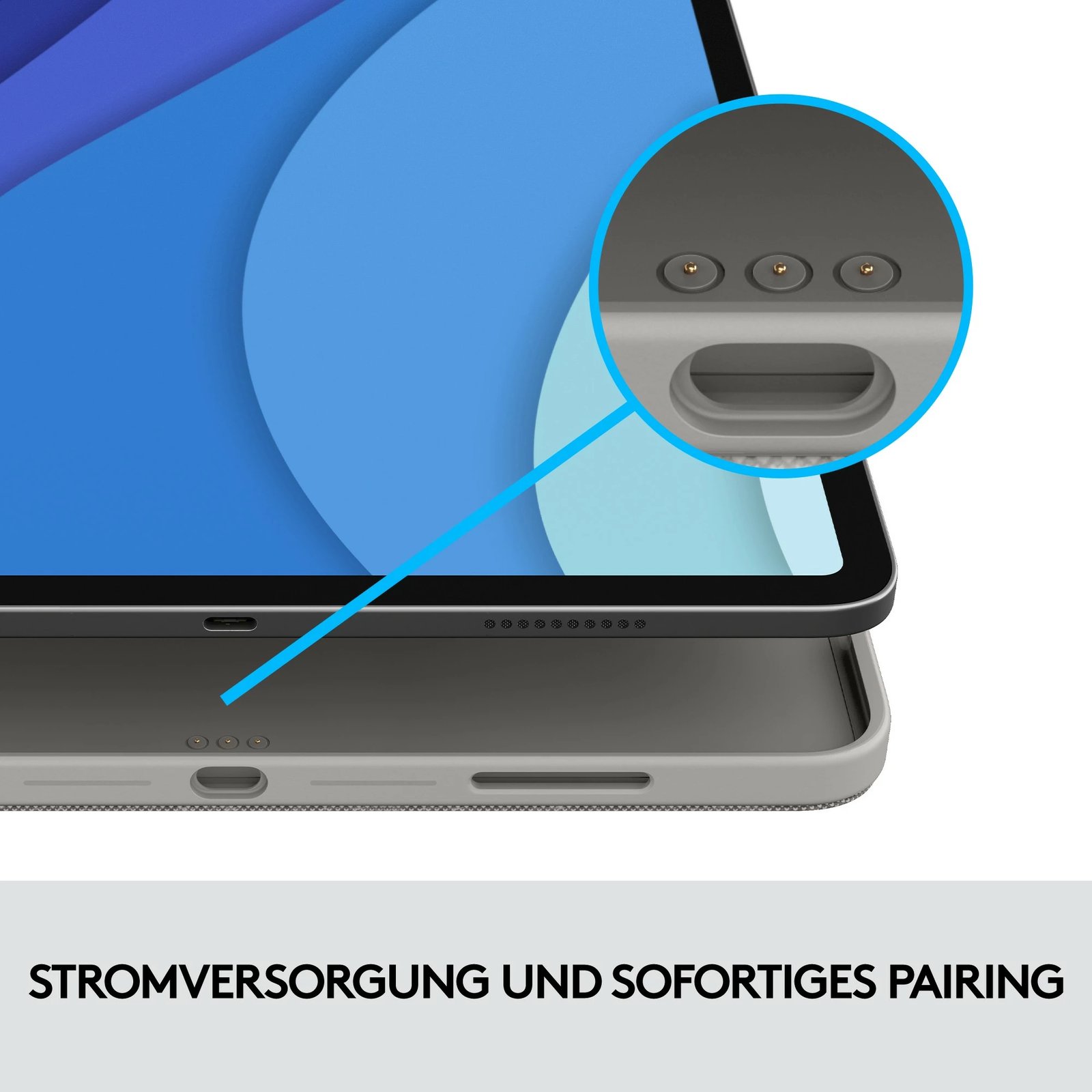 Tastierë me trackpad Logitech Combo Touch për iPad Pro 11-inch, Sand