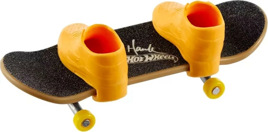 Deskorolkë gishti Hot Wheels Skate Tony Hawk me këpucë gishti, shumëngjyrëshe, set