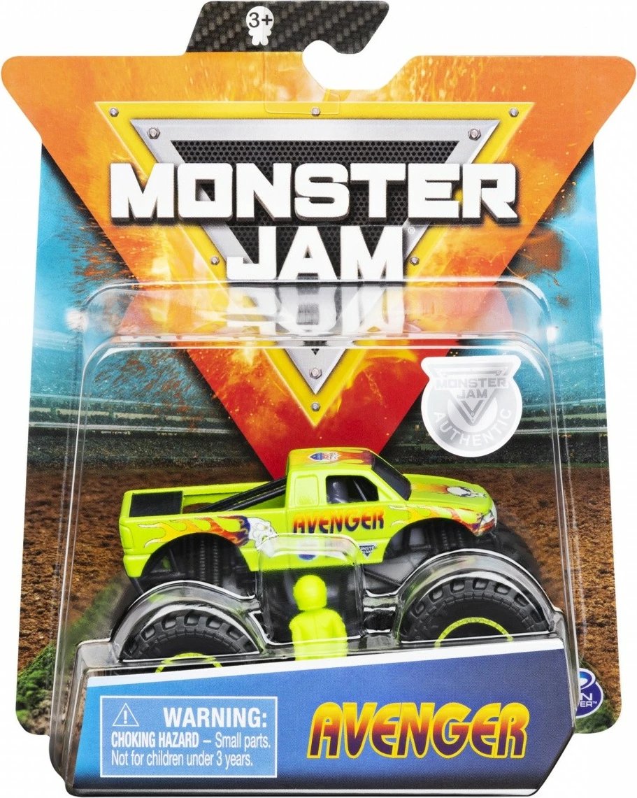 Lodër veturë Monster Jam Spin Master 1:64, metal dhe plastikë, ngjyra të përziera, 1 copë Lodër veturë Monster Jam Spin Master 1:64, metal dhe plastikë, ngjyra të përziera, 1 copë