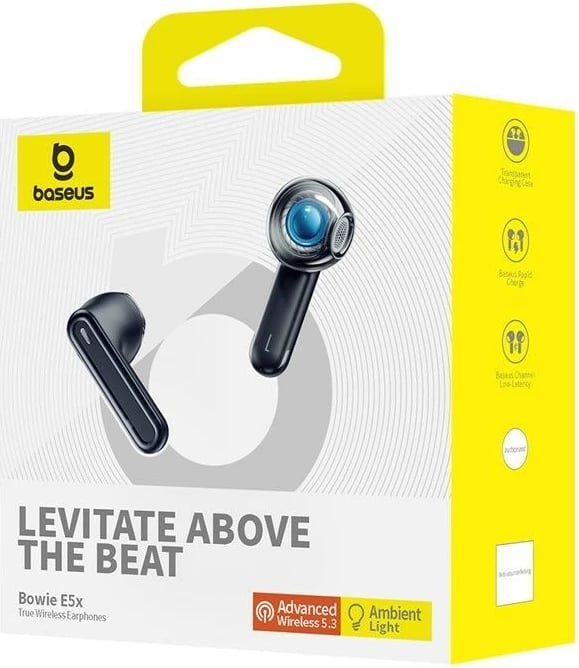 Kufje Baseus Bowie E5X, True Wireless Stereo (TWS), In-Ear, Zezë