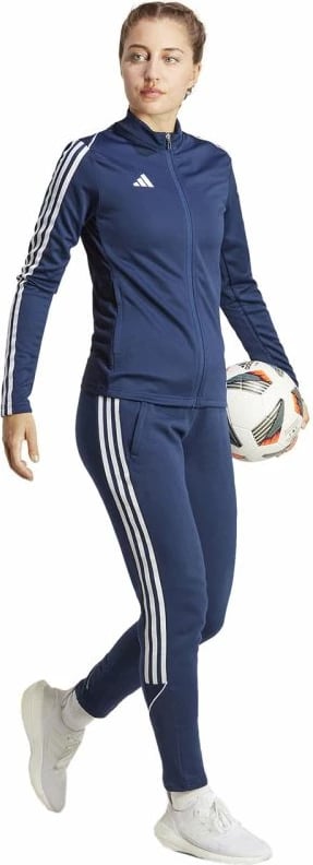 Pantallona sportive adidas për femra, blu marine