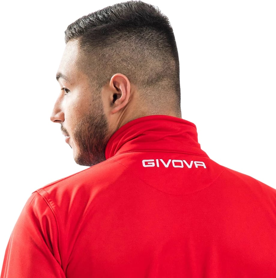 Trenerka unisex Givova, e zezë-kuqe