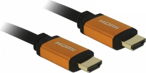 Kabllo HDMI DeLOCK 85728, Ultra High Speed, 1.5m, 8K, e zezë/artë