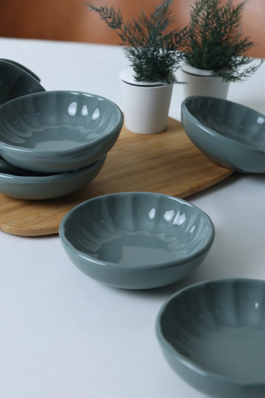 Set pjatash të vogla për meze (6 copë), Hermia Concept, X00019045, ngjyrë e gjelbër