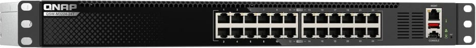 Switch i menaxhuar QNAP QSW-M3224-24T, 24 porta 10GbE, rackmount, i zi