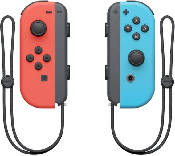 Set kontrollerë Nintendo Switch, i kuq/i kaltër