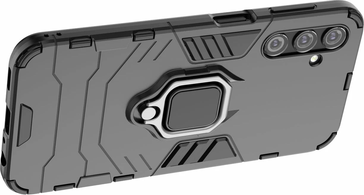 Mbështjellës Hurtel Ring Armor për Samsung Galaxy A24 4G, me unazë, i zi Mbështjellës Hurtel Ring Armor për Samsung Galaxy A24 4G, me unazë, i zi