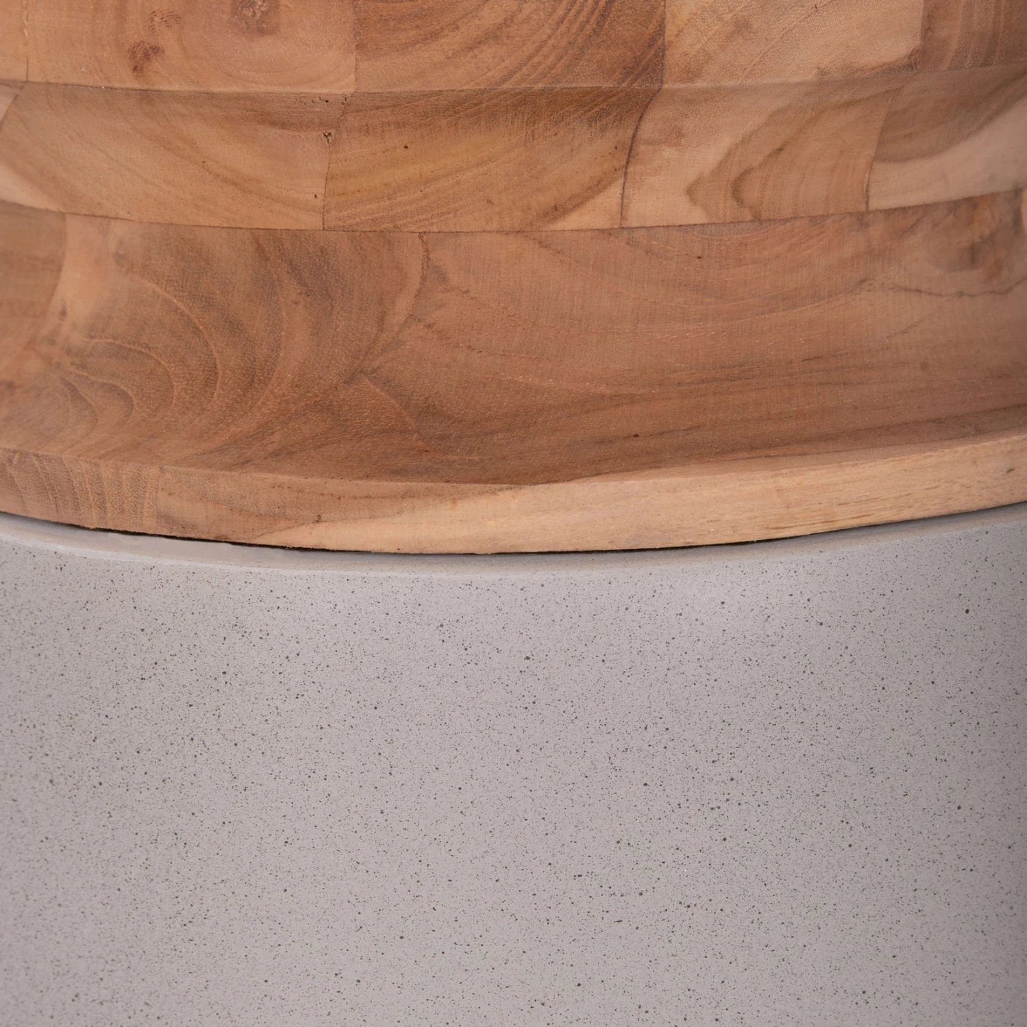 Vazo dekorative për dysheme, LINTER FH4662.03S, fibër-cement, ngjyrë gri, dru tik, 34x60cm