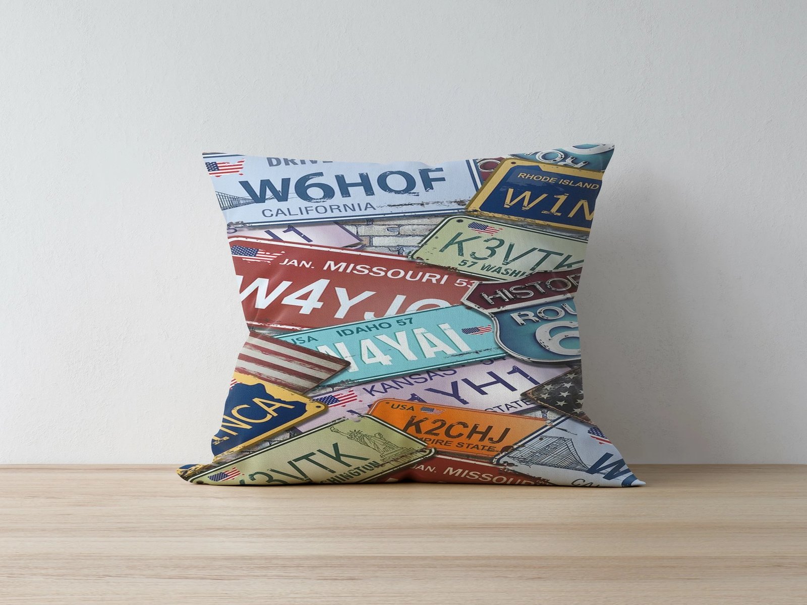 Jastëk dekorativ, mbulesë multikolore, Evila Originals, a1118, 43x43cm