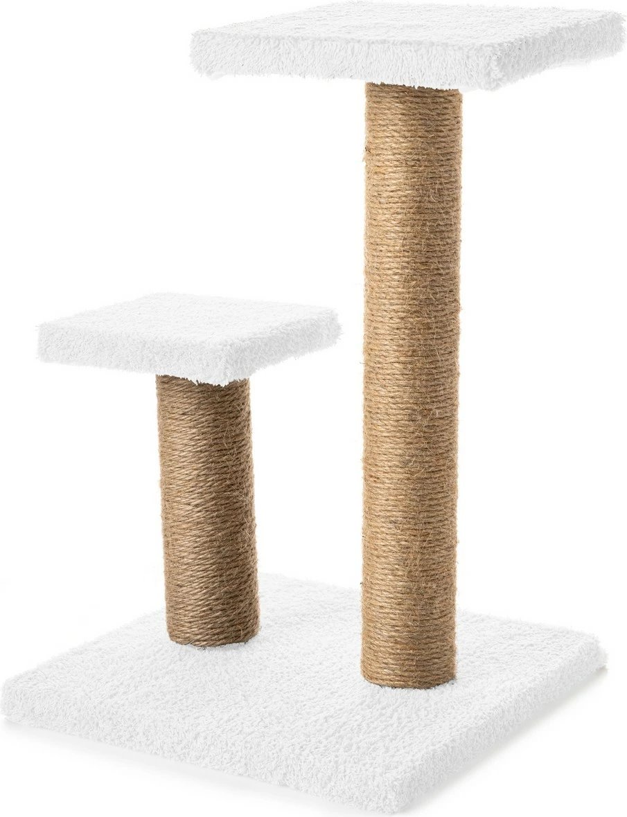 Dërrasë gërvishtëse për mace, e bardhë, Paws & Whiskers, TIR2KT40WHT