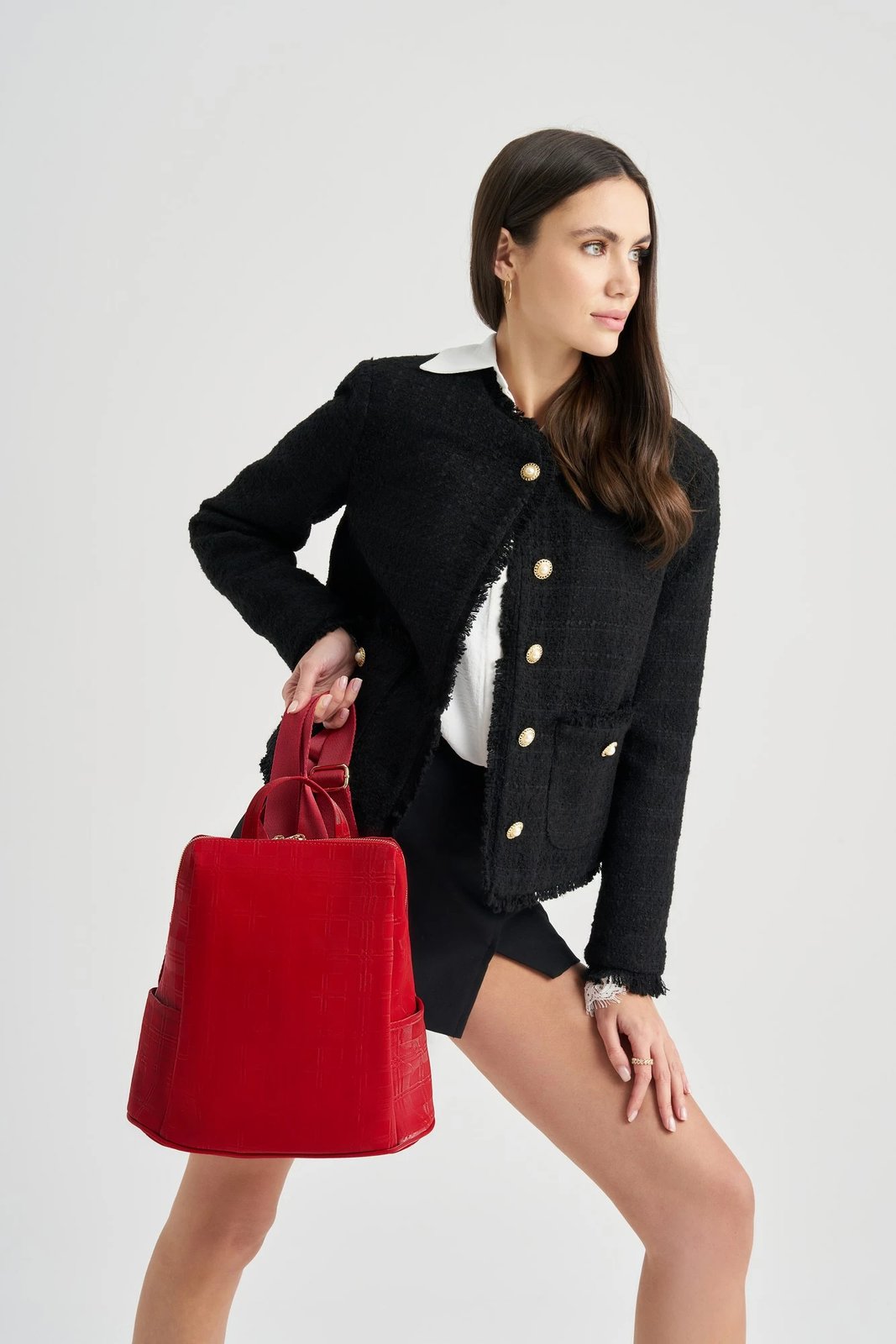 Çantë shpine Lucky Bees, e kuqe, 1217