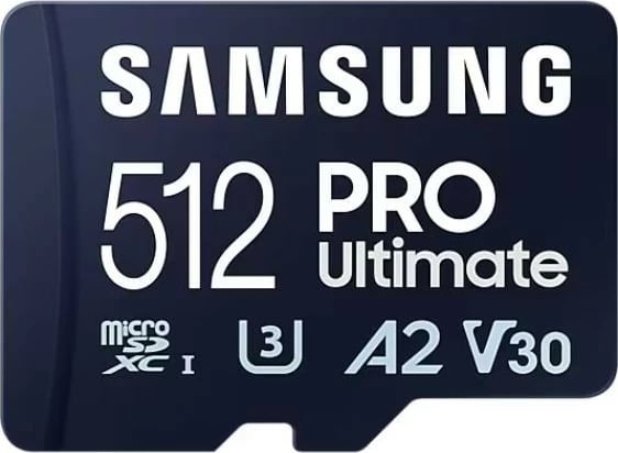 Kartelë memorie microSD Samsung PRO Ultimate 512GB me adapter SD